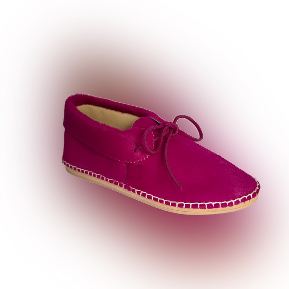 The Great Canyon Moccasin Size 8 NWB Magenta Haircalf